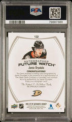 2021 SP Authentic Jamie Drysdale #132 Auto Future Watch Rookie /999 PSA 10 Ducks