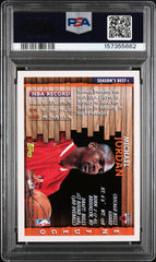 1996 Topps Season's Best Michael Jordan #1 EN FUEGO SP PSA 9 MINT