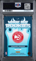 '24 Donruss Optic White Hot Rookie Zaccharie Risacher Purple Shimmer PSA 10 POP1
