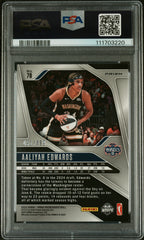 2024 Panini Prizm WNBA Aaliyah Edwards #70 Pulsar PSA 9 Rookie RC Mystic
