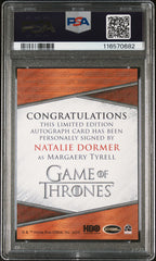 2024 Rittenhouse Game Of Thrones: Autograph Natalie Dormer Auto PSA 9 Mint