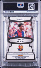 2024 Obsidian Volcanic Material Signatures Lamine Yamal /99 Orange PSA 8 Auto 10