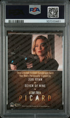 2021 Star Trek Picard S1 Autograph Jeri Ryan LE Bordered Auto PSA 8