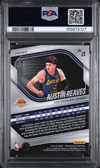 2024 Panini Prizm Black Austin Reaves #21 Blue Ice #/125 PSA 10 Gem Mint POP 3