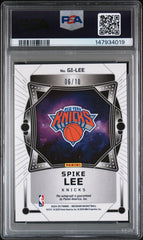 2024 Panini Obsidian Galaxy Ink Signed Spike Lee Autograph #/10 Gold Flood PSA 9