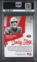 2024 Panini Donruss Optic Sunday Kings Brock Purdy Black Pandora /25 PSA 10 POP2