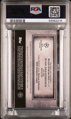 2020 Topps Museum UEFA Champions Auto Patch Rookie #/25 Ryan Gravenberch PSA 10