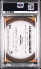 2022 Bowman University Inception Rookie Caleb Williams #CW /100 PSA 8 Auto 10