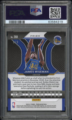 2020 Panini Prizm James Wiseman #268 PSA 9 Green Scope #/8 Rookie Mint Pistons