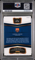 2017-18 Panini Select Lionel Messi #IC-35 In The Clutch PSA 10 Gem FC Barcelona