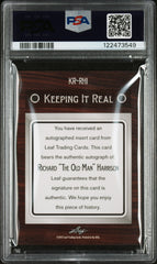 2012 Leaf Pop Century Keeping It Real Signatures R. old Man Harrison Auto PSA 10