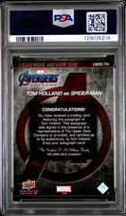 2020 Upper Deck Avengers Spiderman Autograph Tom Holland #TH Auto PSA 6