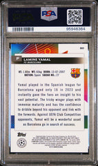 2023-24 Topps Finest UEFA Club Comp Lamine Yamal #50 Rookie RC PSA 10 Gem