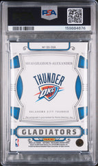 2024 National Treasures Gladiators Shai Gilgeous-Alexander #/25 PSA 10 Auto 10
