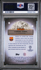 2023 Topps Merlin UEFA Club Comp Mystic Nights Lamine Yamal Rookie RC SP PSA 9