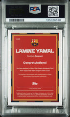2023 Topps Barcelona Year Of The Dragon Auto Rookie Lamine Yamal PSA Auto 10