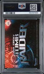 2001 Inkworks Tomb Raider Autograph Angelina Jolie AS Croft #A1 PSA 8 Auto 10