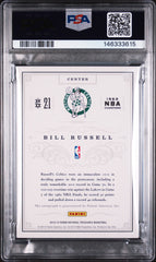 2012 National Treasures Champions Bill Russell #21 Champs Gold P /24 PSA Auto 10