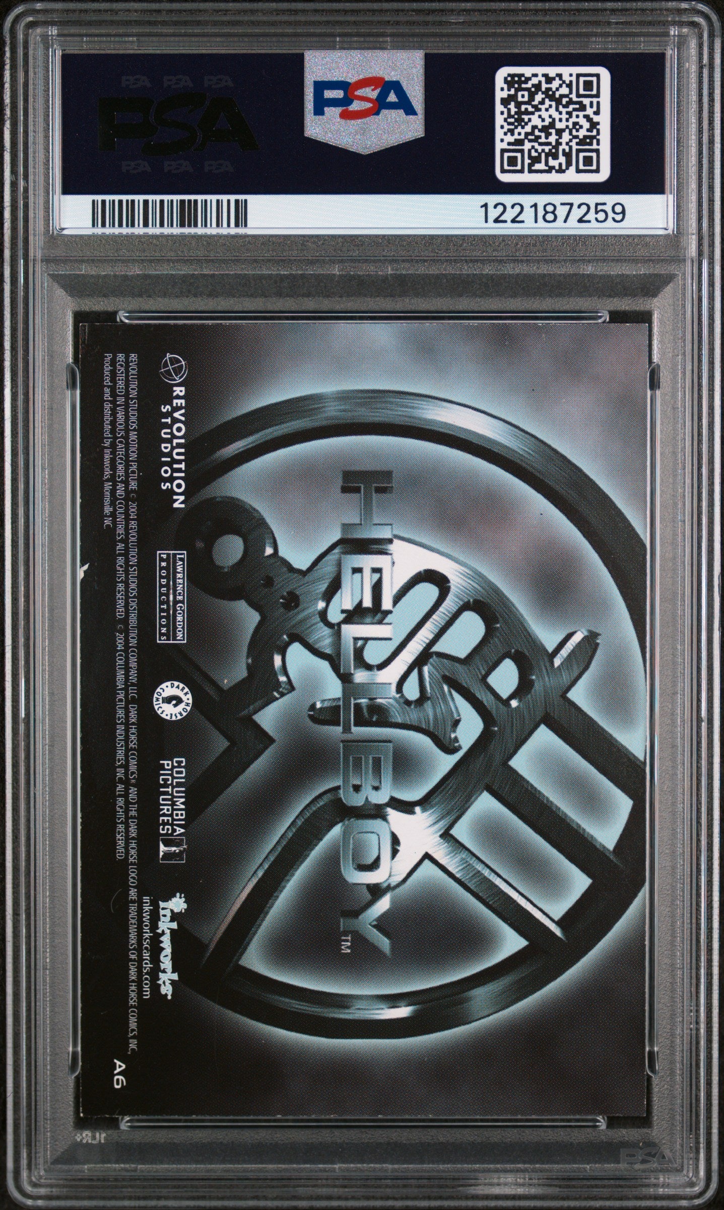 2004 Inkworks Hellboy Autographs Guillermo Del Toro #A6 PSA Au 10 Auto