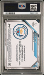 2021 Topps Chrome UEFA CL Autograph Rookie Liam Delap Refractor PSA 10 Chelsea
