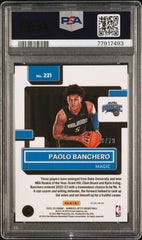 2022 Panini Donruss Optic Paolo Banchero #221 Pink Velocity Rookie RC /79 PSA 10