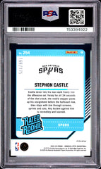 2024 Donruss Optic Stephon Castle #254 Orange Prizm Rookie /175 PSA 10 POP 11