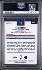 2025 Topps Chrome VJ Edgecombe #253 X Fractor Rookie RC PSA 10 Gem Mint