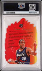 1996-97 Flair Showcase Hot Shots Damon Stoudamire #3 Die-Cut Insert PSA 7