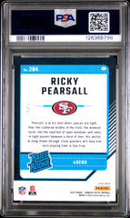 2024 Donruss Optic Ricky Pearsall #284 Green Prizm Rookie #5/5 PSA 9 49ers