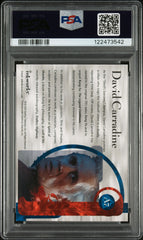 2000 Inkworks Charmed Season 1 Autographs David Carradine #A7 PSA 8 Auto