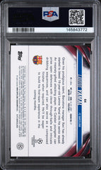 2023-24 Topps Chrome UEFA Club Competitions Lamine Yamal #64 Mint Rookie PSA 9