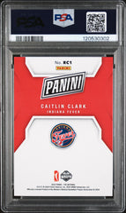 2024 Panini NSCC VIP Rookies Caitlin Clark #1 Purple #/15 Rookie RC PSA 9 Fever