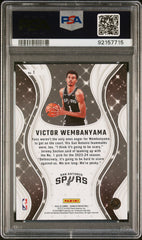 2023 Donruss Magicians Victor Wembanyama #1 Rookie Holo Yellow Laser PSA 9