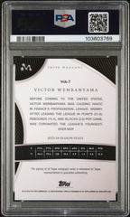 2023 Topps Mercury Victor Wembanyama Auto Orange Refractor Rookie #25/25 PSA 9