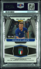 2020 Obsidian Volcanic Material Ignazio Abate #/10 Auto tag Patch Yellow PSA 8