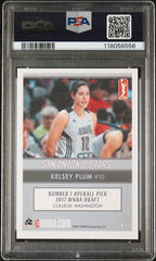 2017 Rittenhouse WNBA Kelsey Plum #87 Rookie RC sp/500 PSA 9 Mint