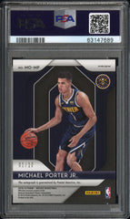 2018 Prizm Mosaic Autograph Michael Porter Gold Prizm #/10 Rookie Auto PSA 9