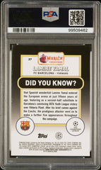 2023-24 Topps Merlin UEFA Club Comp Lamine Yamal #27 Rookie RC PSA 10