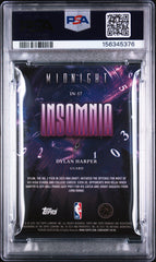 2025 Topps Midnight Insomnia Dylan Harper Rookie RC Dusk /75 PSA 10 POP 1