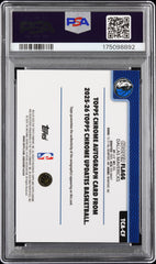 2025 Topps Chrome Update Cooper Flagg Rookie Black Geo Ref #/10 PSA 10 Auto