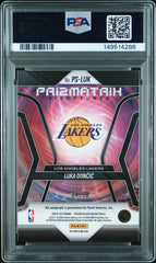 2024 Prizm Black Prizmatrix Signatures Luka Doncic GOLD Fotl #/10 PSA 9 Auto 10