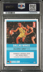 2017 Rittenhouse WNBA Allisha Gray #26 Rookie /500 RC PSA 9 Mint Wings