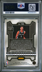 2023 Panini Prizm Victor Wembanyama #136 Silver Rookie RC PSA 9 Mint Spurs