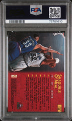 1996 Topps NBA Stars Shaquille O'Neal #132 Finest Refractor Refractor PSA 9