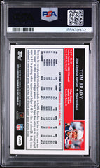 2005 Topps Turn Back The Clock Tom Brady #6 PSA 10 Gem Mint