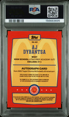2025 Topps Chrome Mcdonald's All American Autograph Aj Dybantsa RC PSA 9 Auto