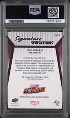 2024 Upper Deck Marvel Studios S1 Signature  Iman Vellani Ms Marvel PSA Auto 10