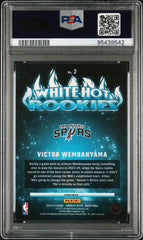 2023 Donruss Optic White Hot Rookies Victor Wembanyama #2 Purple Prizm PSA 10