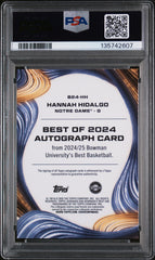 2024 Bowman University Best  Autograph Hannah Hidalgo Auto #B24HH PSA 10