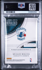 2024 Immaculate Heralded Signatures Muggsy Bogues Platinum #1/1 PSA 7 Auto 9